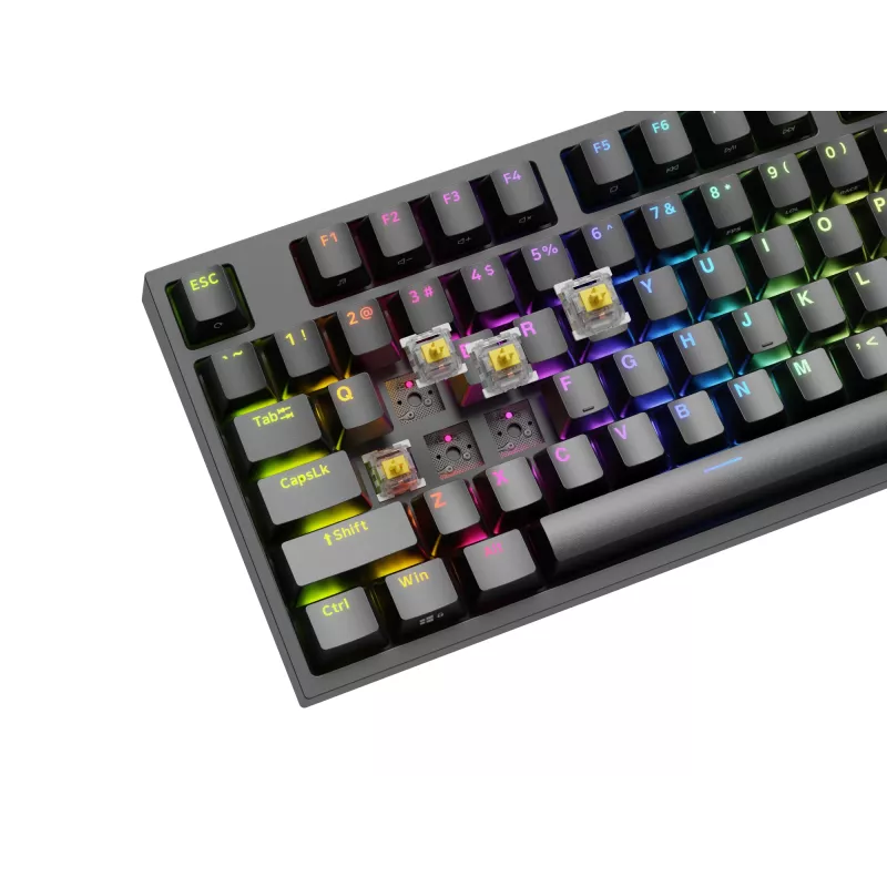 Teclado GENESIS Thor 404 TKL gaming USB QWERTY US International preto