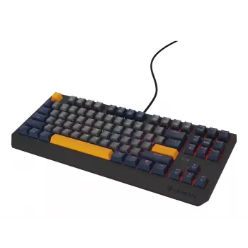 Teclado GENESIS Thor 230 TKL gaming USB QWERTY inglês azul