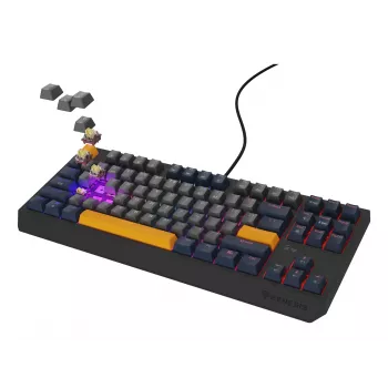 Teclado GENESIS Thor 230 TKL gaming USB QWERTY inglês azul