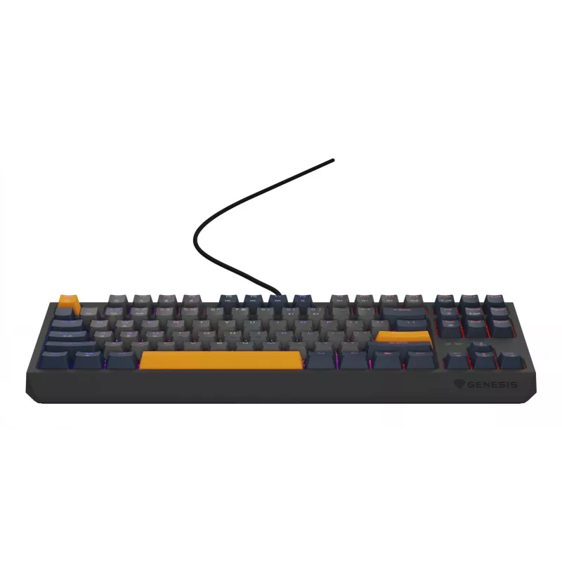 Teclado GENESIS Thor 230 TKL gaming USB QWERTY inglês azul