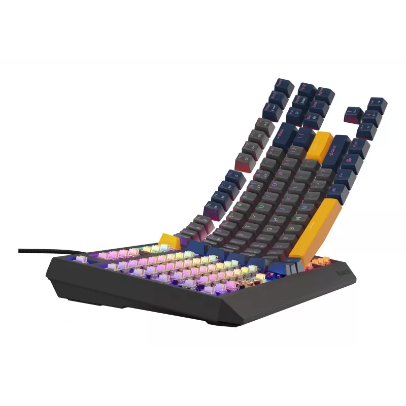 Teclado GENESIS Thor 230 TKL gaming USB QWERTY inglês azul