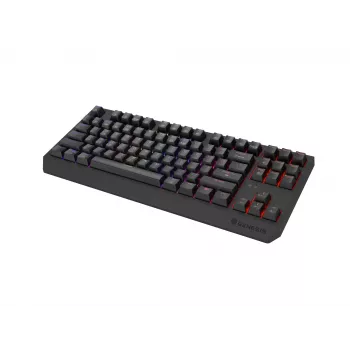 Teclado de gaming mecânico tenkeyless GENESIS Thor 230 TKL — USB, RF Wireless, Bluetooth, 87 teclas QWERTY, cinzento