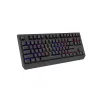 Teclado de gaming mecânico tenkeyless GENESIS Thor 230 TKL — USB, RF Wireless, Bluetooth, 87 teclas QWERTY, cinzento