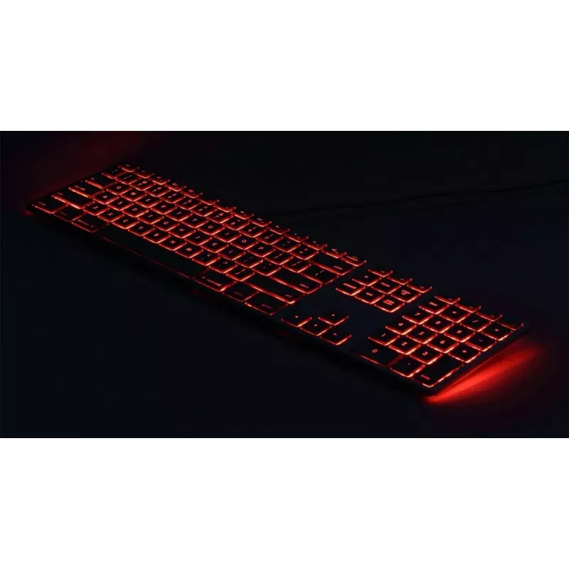 Matias FK318LB-UK retroiluminação RGB para Mac Space Gray – compacto, layout UK
