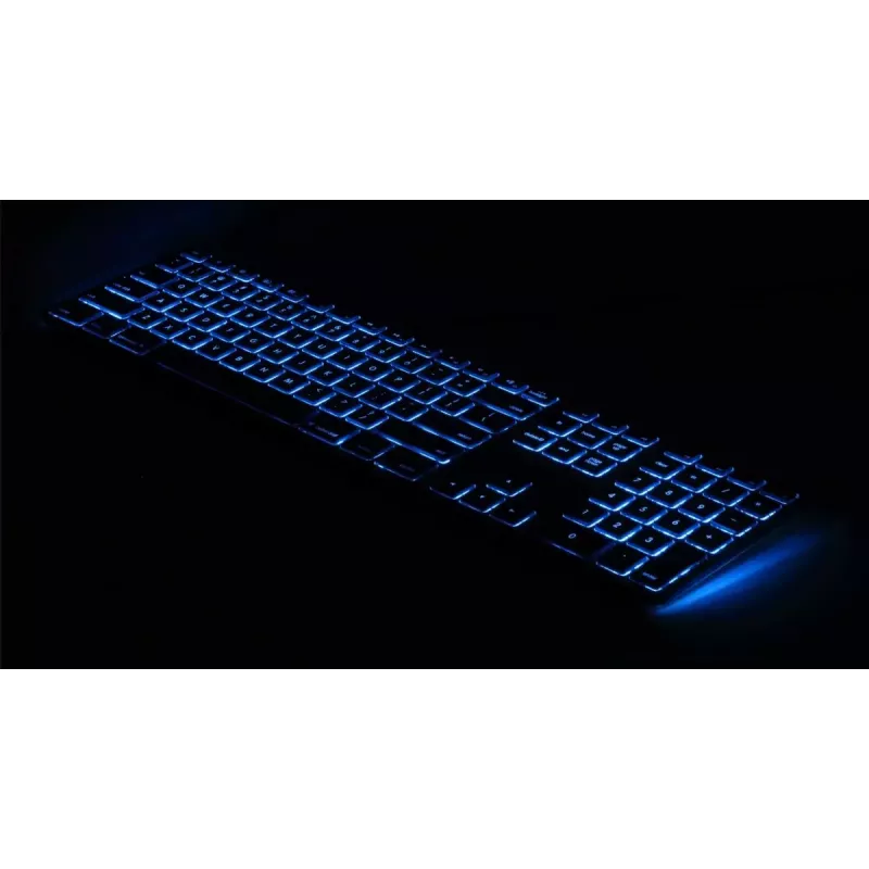 Matias FK318LB-UK retroiluminação RGB para Mac Space Gray – compacto, layout UK