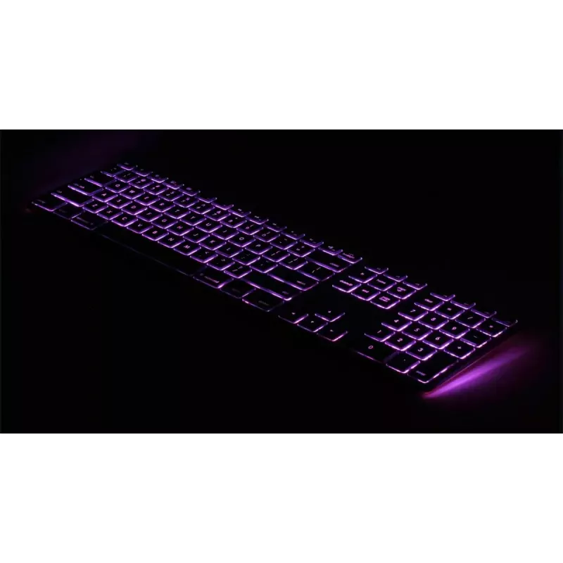 Matias FK318LB-UK retroiluminação RGB para Mac Space Gray – compacto, layout UK