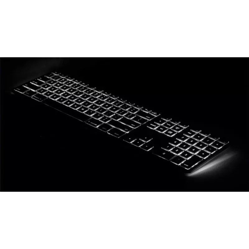 Matias FK318LB-UK retroiluminação RGB para Mac Space Gray – compacto, layout UK