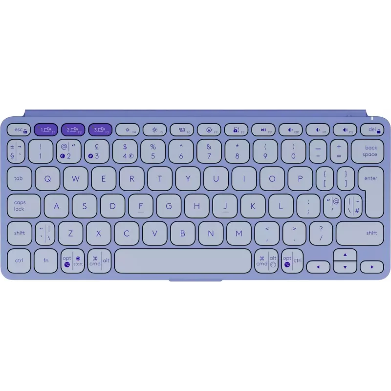 Teclado Logitech Keys-To-Go 2 universal Bluetooth QWERTY US International lilás