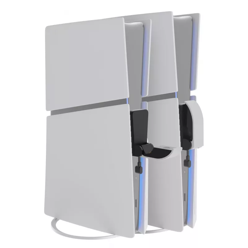 Sistema de carregamento GENESIS Tin 305 PlayStation 5 slim com fios preto branco