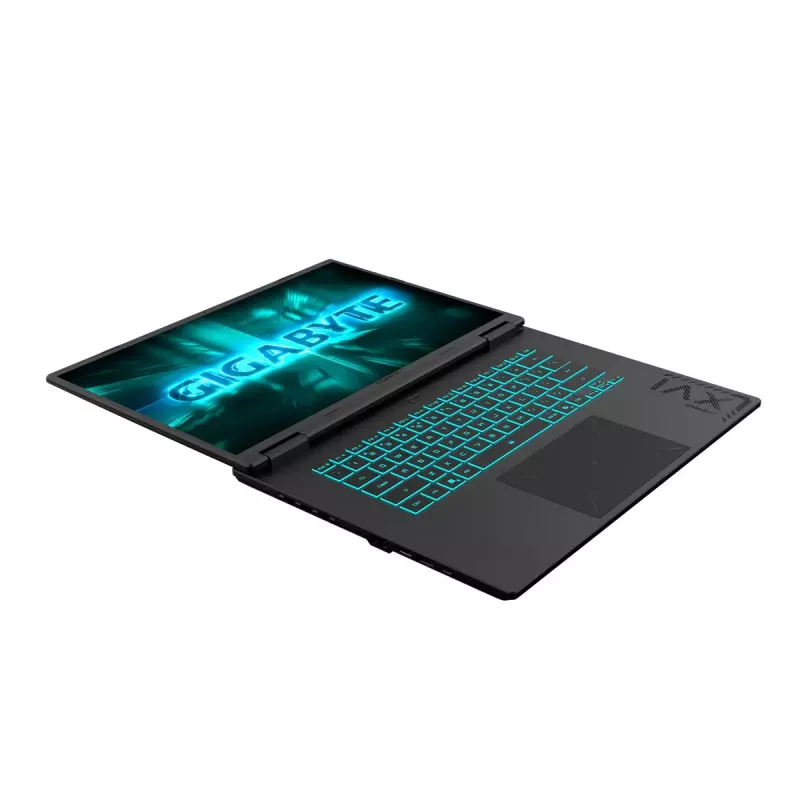 GIGABYTE GAMING A16 3VHK3EE893SH computador portátil, AMD Ryzen 7 260, 16 polegadas (40,6 cm) FHD+ 165 Hz, 16 GB de RAM, 512 GB SSD, NVIDIA GeForce RTX 5060 8 GB GDDR7, Wi-Fi, Bluetooth, teclado retroiluminado, Windows 11 Home