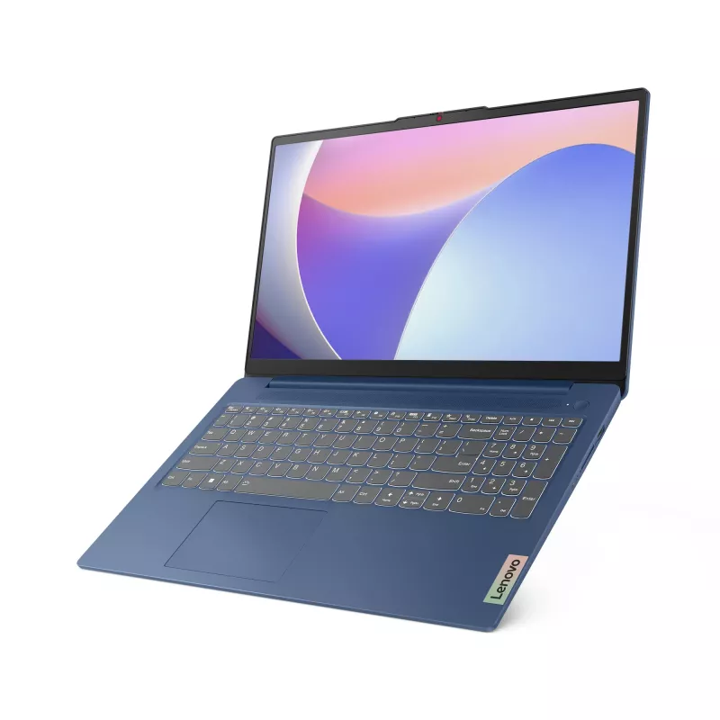 Portátil Lenovo IdeaPad Slim 3 15IRU8 — Intel Core i3-1315U, 15,6 polegadas FHD, 8 GB LPDDR5, 512 GB SSD, Windows 11 Home, azul