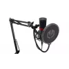Microfone para PC ENDORFY Solum Streaming, USB-C com fio, padrão cardioide, 48 kHz/16 bits, 18–21000 Hz, montagem em mesa, inclui aranha e pop filter