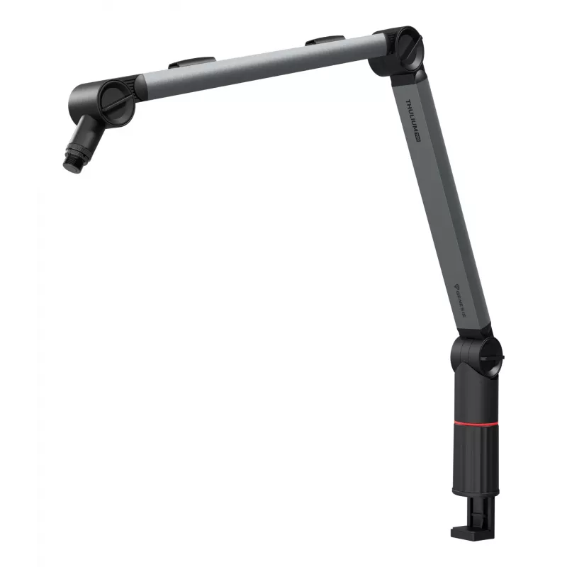Suporte de microfone com braço GENESIS NGM-2157 suporte de mesa cinzento 1,1 kg