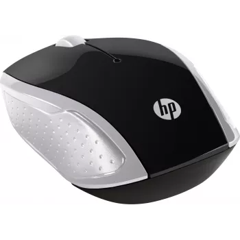 Rato sem fios HP 200 (Pike Silver), ambidestro, ótico, RF Wireless, 1000 DPI, prateado