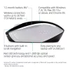 Rato sem fios HP 200 (Pike Silver), ambidestro, ótico, RF Wireless, 1000 DPI, prateado