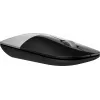 Rato sem fios HP Z3700 prateado, ambidestro, ótico, RF Wireless, 1200 DPI, prateado