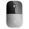 Rato sem fios HP Z3700 prateado, ambidestro, ótico, RF Wireless, 1200 DPI, prateado