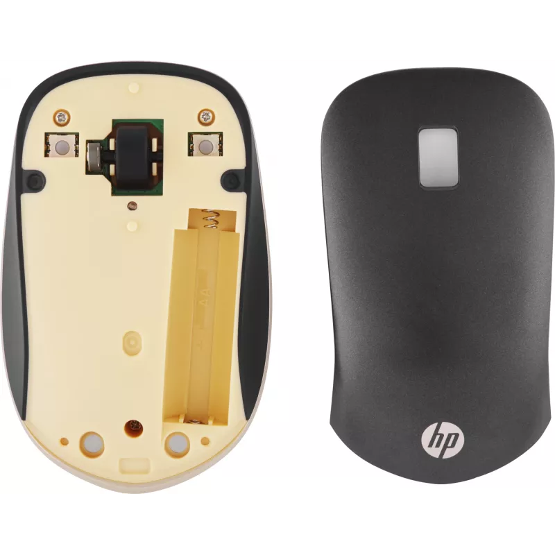 Rato Bluetooth HP 410 fino prateado, ambidestro, Bluetooth, 2000 dpi, prateado