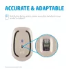Rato Bluetooth HP 410 fino prateado, ambidestro, Bluetooth, 2000 dpi, prateado