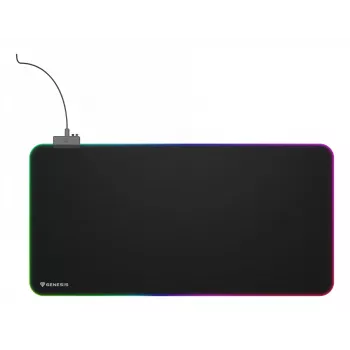 Tapete de rato gaming GENESIS Boron 500 XXL RGB preto