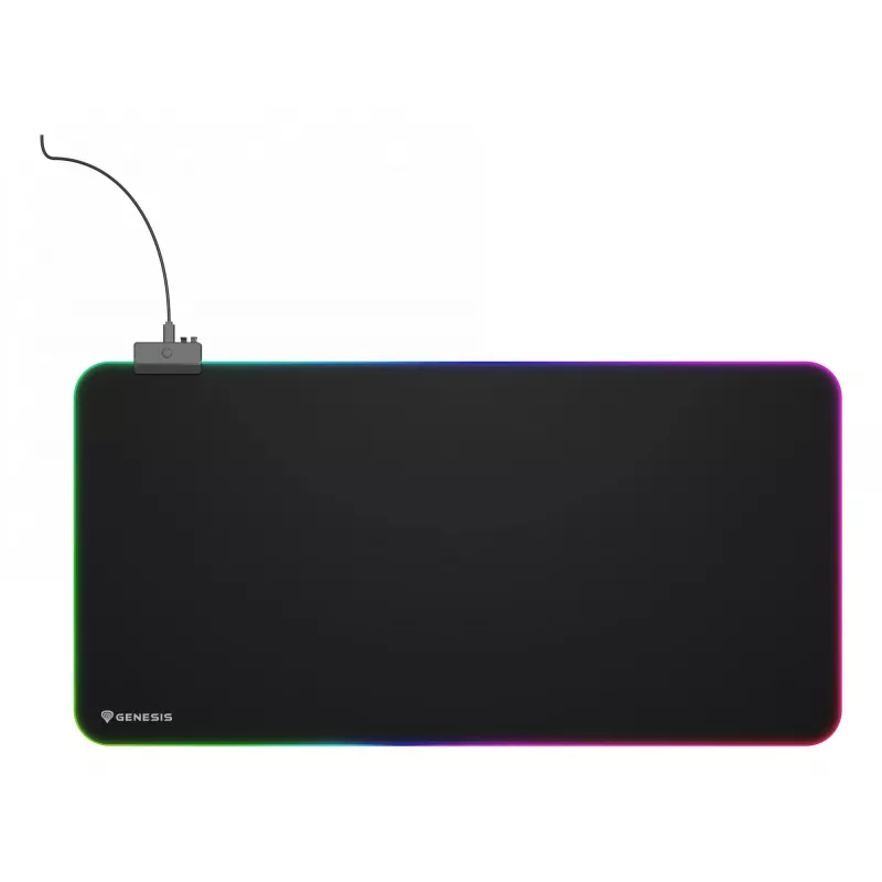 Tapete de rato gaming GENESIS Boron 500 XXL RGB preto