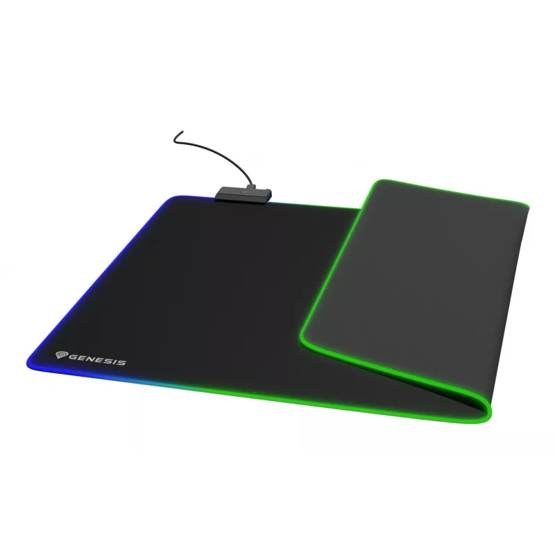Tapete de rato gaming GENESIS Boron 500 XXL RGB preto