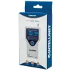 Testador de cabos 5-em-1 Intellinet, testa 5 cabos de rede RJ45 e de computador comuns
