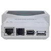 Testador de cabos 5-em-1 Intellinet, testa 5 cabos de rede RJ45 e de computador comuns