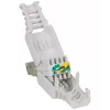 Ficha modular RJ45 Intellinet, conector sem ferramentas, Cat5/5e/6, 22-26 AWG cabos UTP maciços e flexíveis