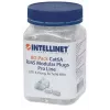 Ficha modular RJ45 Intellinet Pro Line, Cat6A, UTP, 3 pontas, para fio maciço, contactos banhados a ouro 50 µ, pack de 80