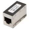 Conector fêmea em linha Intellinet, Cat5e, FTP, modular, conector fêmea 8P8C para conector fêmea 8P8C, prateado