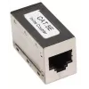 Conector fêmea em linha Intellinet, Cat5e, FTP, modular, conector fêmea 8P8C para conector fêmea 8P8C, prateado