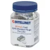 Ficha modular RJ45 Intellinet Pro Line, Cat6, STP, 3 pontas, para condutor maciço e flexível, contactos banhados a ouro 50 µ, 90 unid.