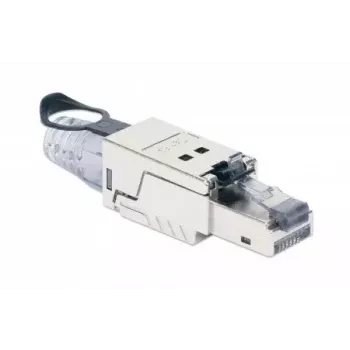 Ficha modular RJ45 de terminação em campo Intellinet Cat6a 10G