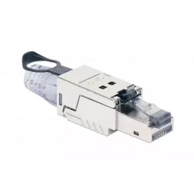 Ficha modular RJ45 de terminação em campo Intellinet Cat6a 10G