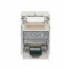 Keystone Jack RJ-45 sem ferramentas blindado Intellinet Cat8.1 40G prateado