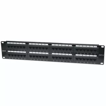 Patch panel Intellinet, Cat6, UTP, 48 portas, 2U, preto