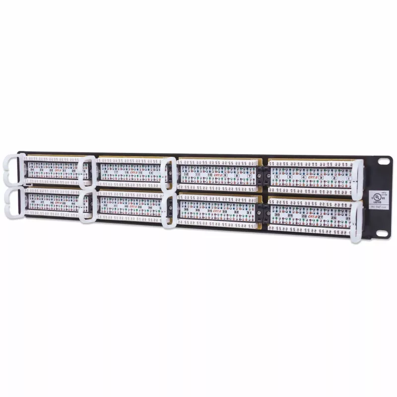 Patch panel Intellinet, Cat6, UTP, 48 portas, 2U, preto
