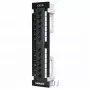 Patch panel Intellinet, Cat6, montagem na parede, UTP, 12 portas, preto