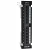 Patch panel Intellinet, Cat6, montagem na parede, UTP, 12 portas, preto