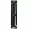 Patch panel Intellinet, Cat6, montagem na parede, UTP, 12 portas, preto