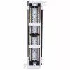 Patch panel Intellinet, Cat6, montagem na parede, UTP, 12 portas, preto