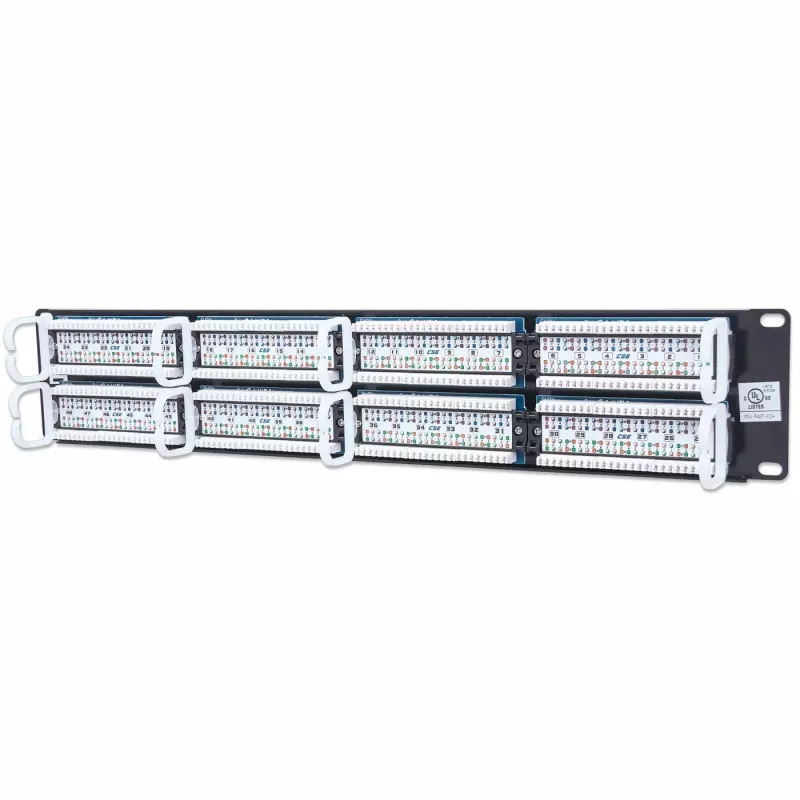 Patch panel Intellinet, Cat5e, UTP, 48 portas, 2U, preto
