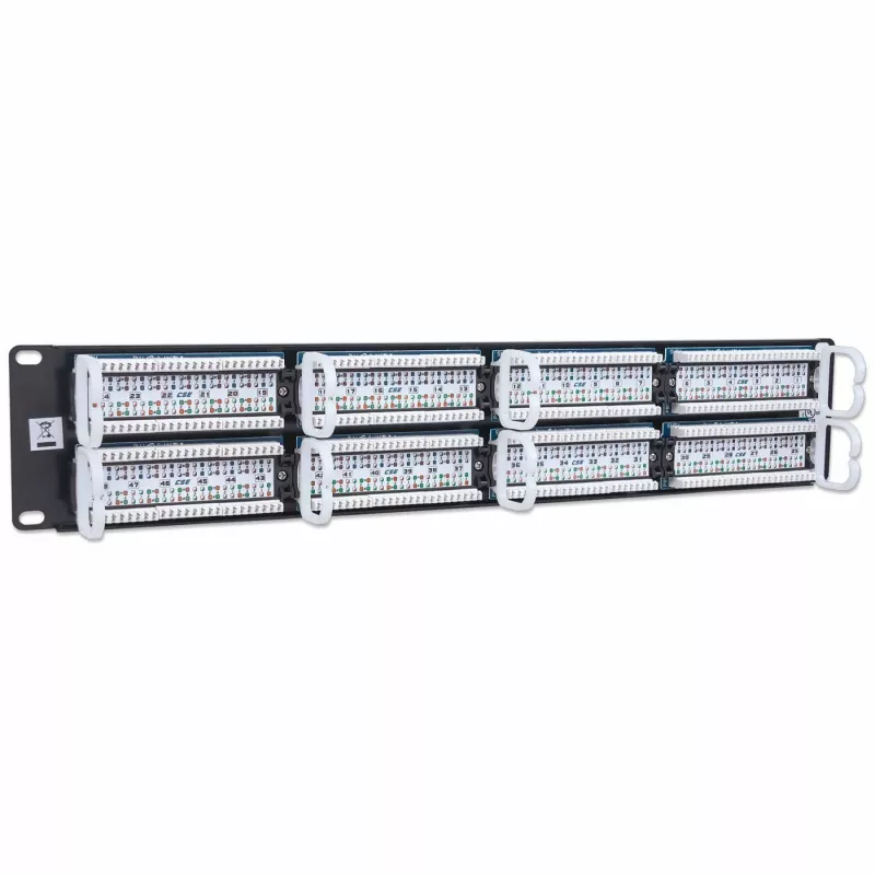 Patch panel Intellinet, Cat5e, UTP, 48 portas, 2U, preto