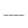Lanberg PPU6-0024-S patch panel de 19 polegadas, 24 portas Cat6 UTP, 0,5U, cinzento