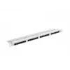 Lanberg PPU6-0024-S patch panel de 19 polegadas, 24 portas Cat6 UTP, 0,5U, cinzento