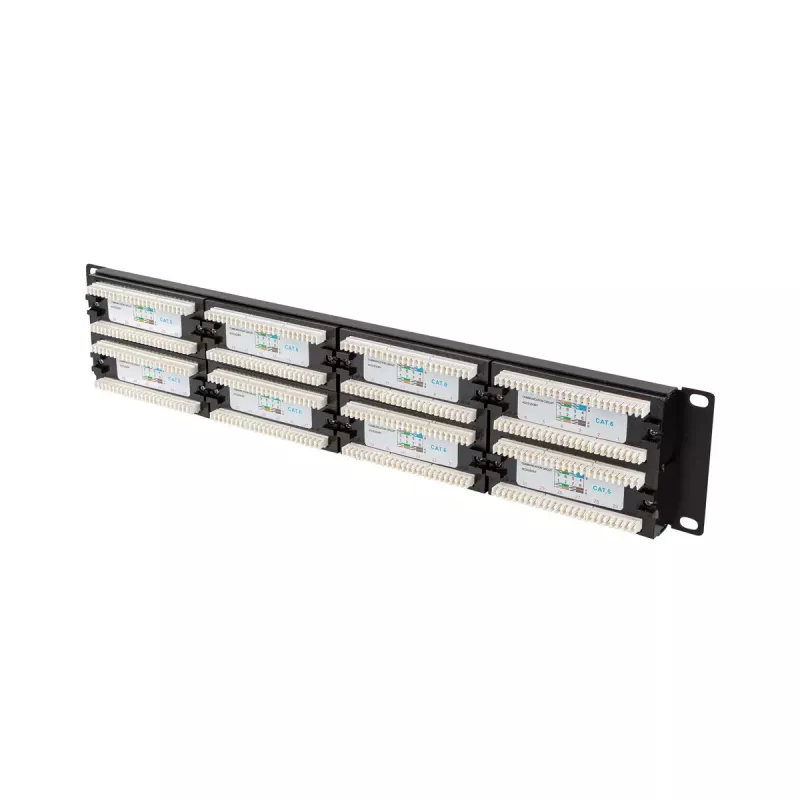 Acessório de rack Lanberg PPU6-2048-B 19 polegadas 2U 48 portas