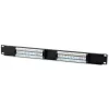 Patch panel Techly UTP 16 portas RJ45 Cat.6 I-PP 16-RU-C6T