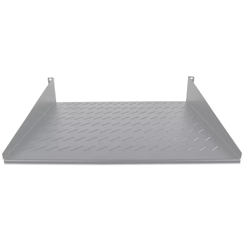 Prateleira extensível Intellinet 19 polegadas, 2HE, montagem frontal em 2 pontos, 400mm de profundidade, ventilada, máx. 25kg, cinzento, três anos de garantia