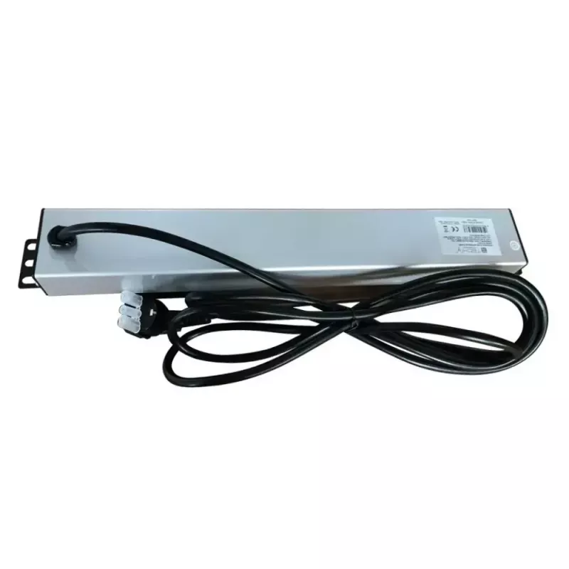 Régua de tomadas (PDU) Techly I-CASE STRIP-16SH 6 saídas AC 1.5HE preto, prateado